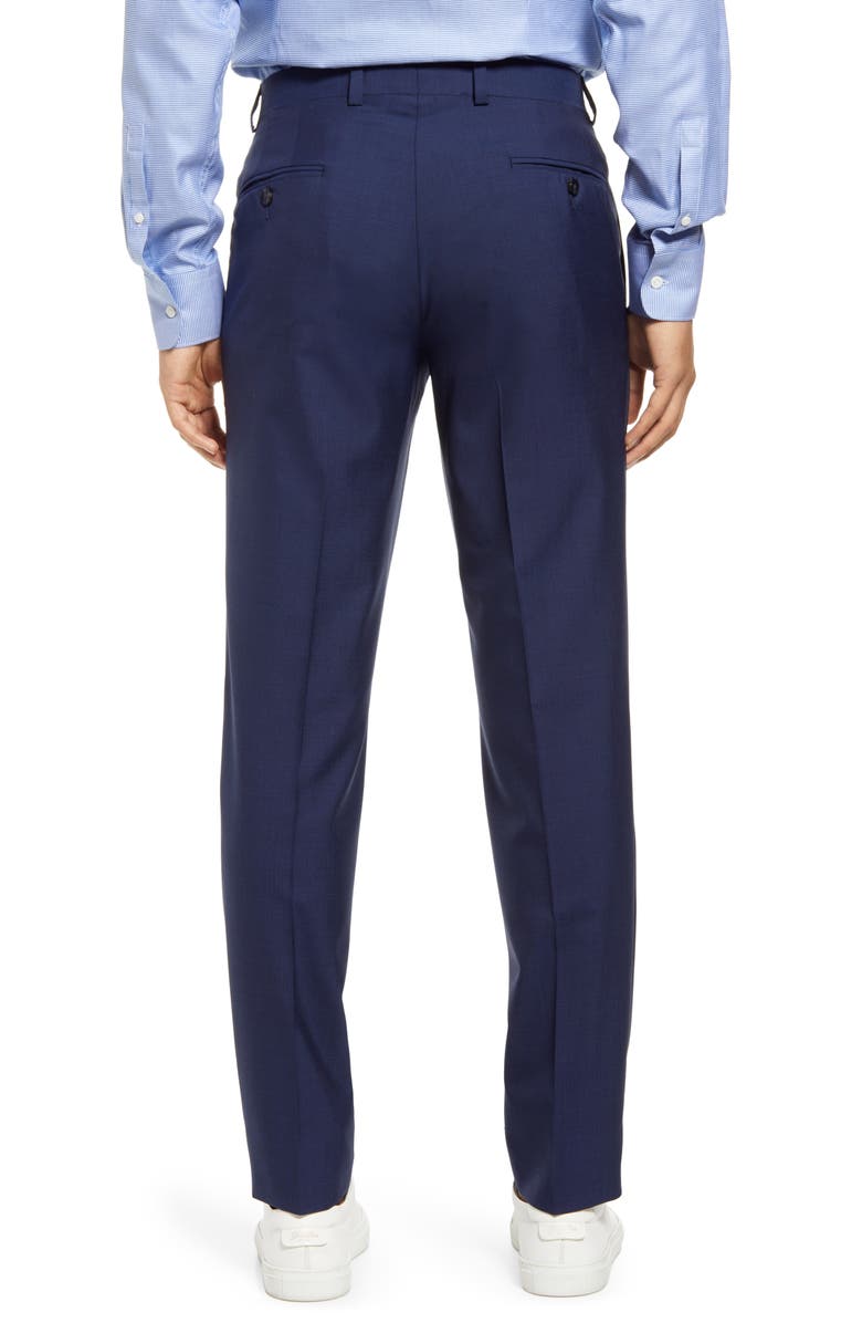 Ted Baker London Jefferson Wool Dress Pants, Alternate, color, Blue