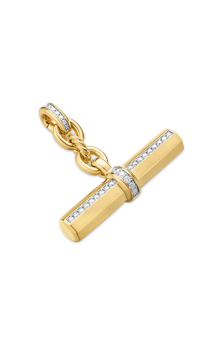 David Yurman Link Lexington Diamond Pendant, Alternate, color, Diamond/ Yellow Gold