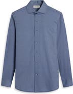 Bugatchi Devon OoohCotton® Geo Print Button-Up Shirt
