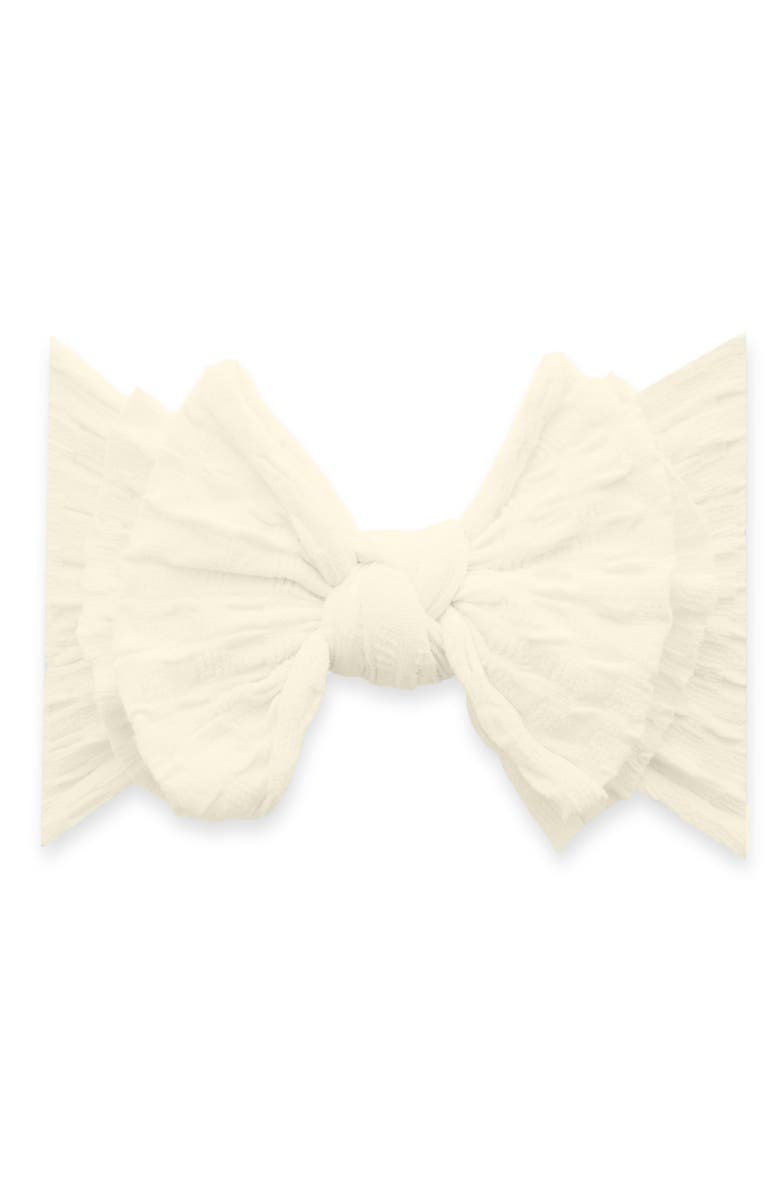 Baby Bling Waffle Knit Headband, Main, color, Ivory