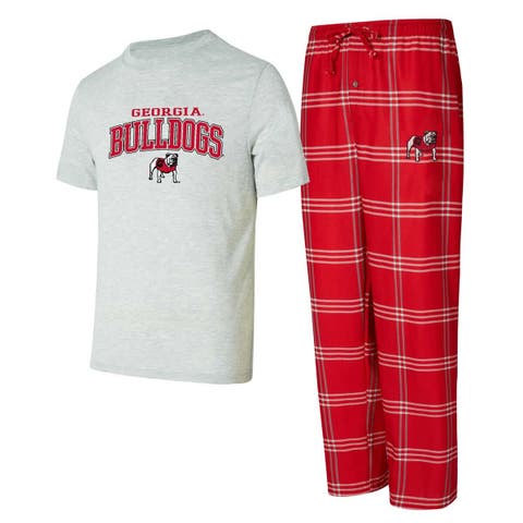 Men's Concepts Sport Georgia Bulldogs Top & Pants Sleep Set