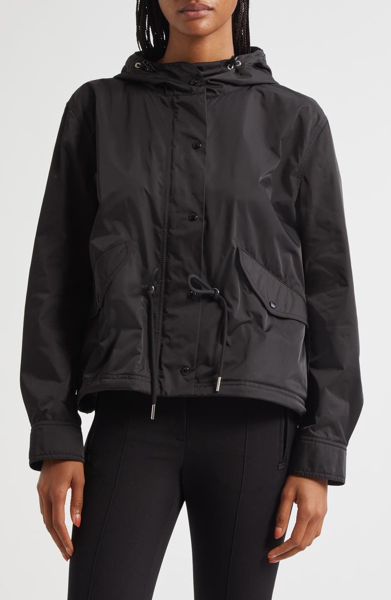 Moncler Noizay Short Parka, Main, color, Black