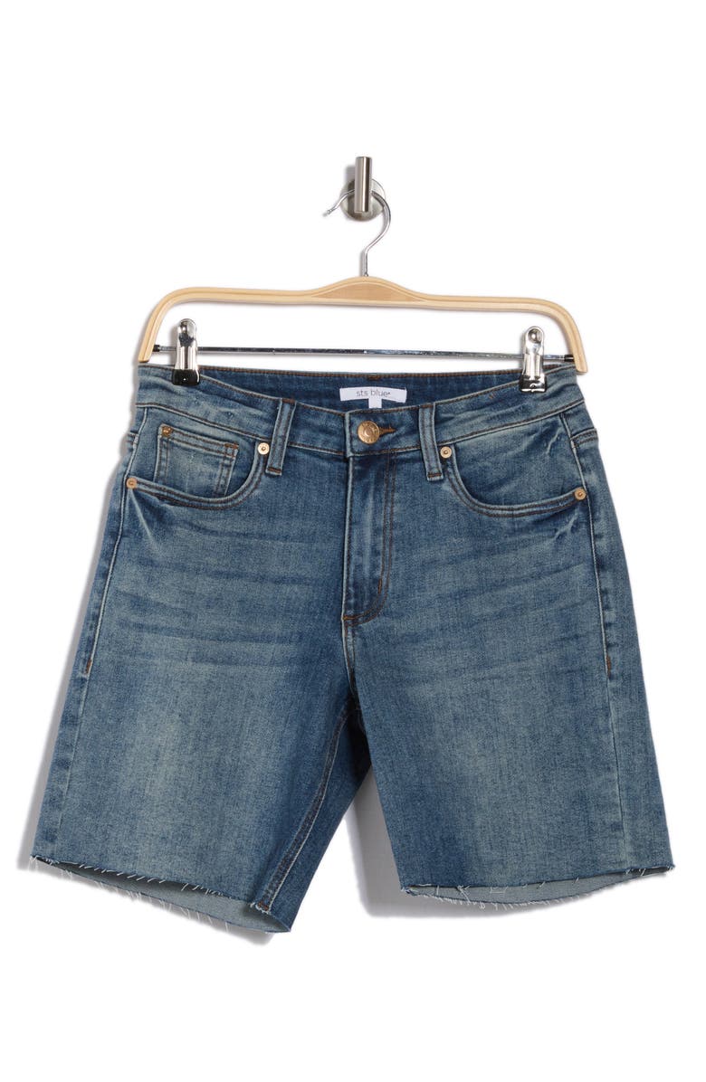STS Blue High Waist Bermuda Shorts, Alternate, color, Albees