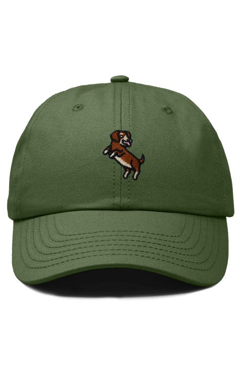 Dachshund Embroidered Dad Cap