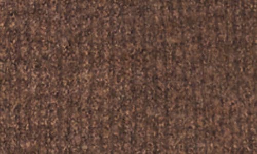 Halogen ® Waffle Stitch Hooded Sweater In Brown