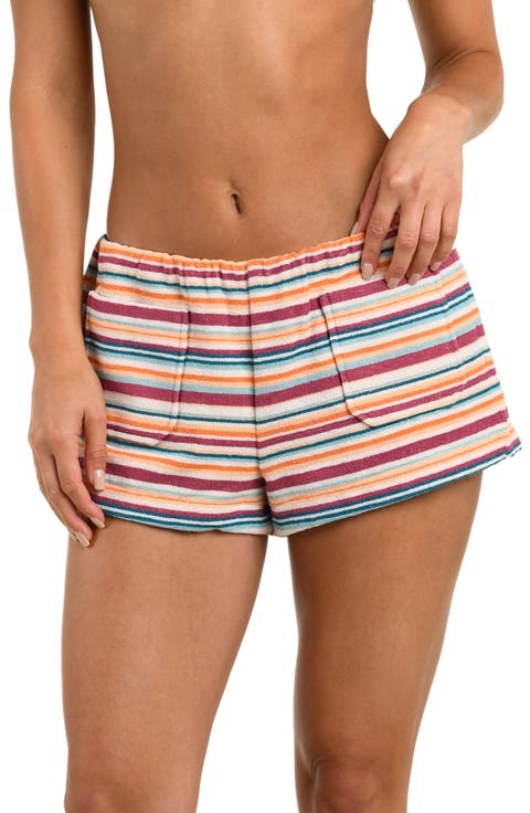 Amiya Cotton Terry Cover-Up Shorts