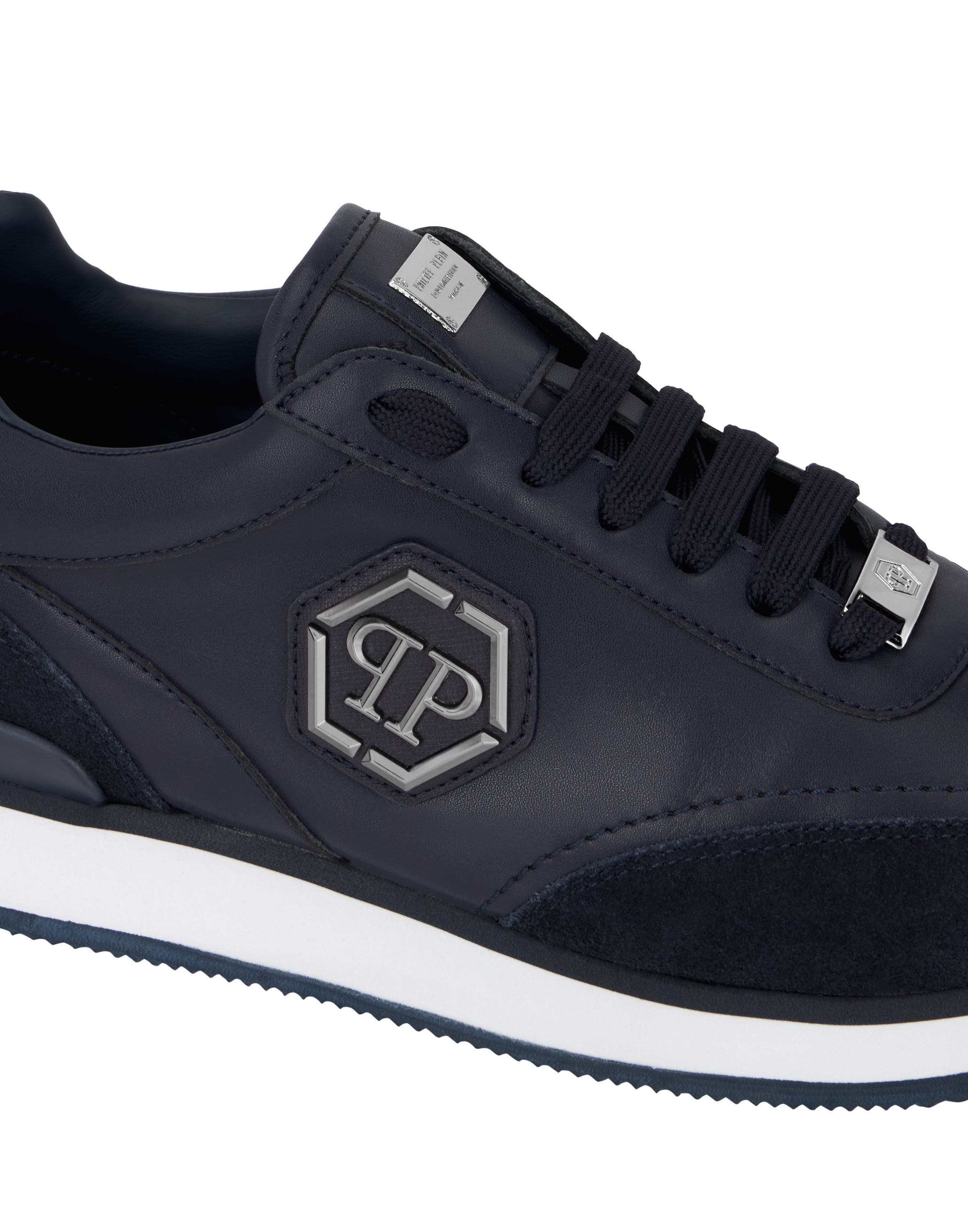 Runner Hexagon Patch Unisex, Alternate, color, darkblue