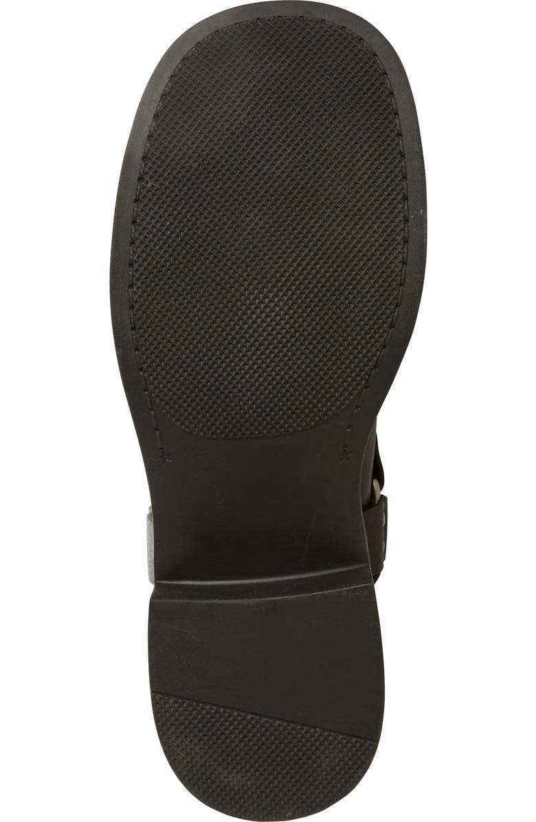 AZALEA WANG Glastonbury Water Resistant Knee High Moto Boot, Alternate, color,