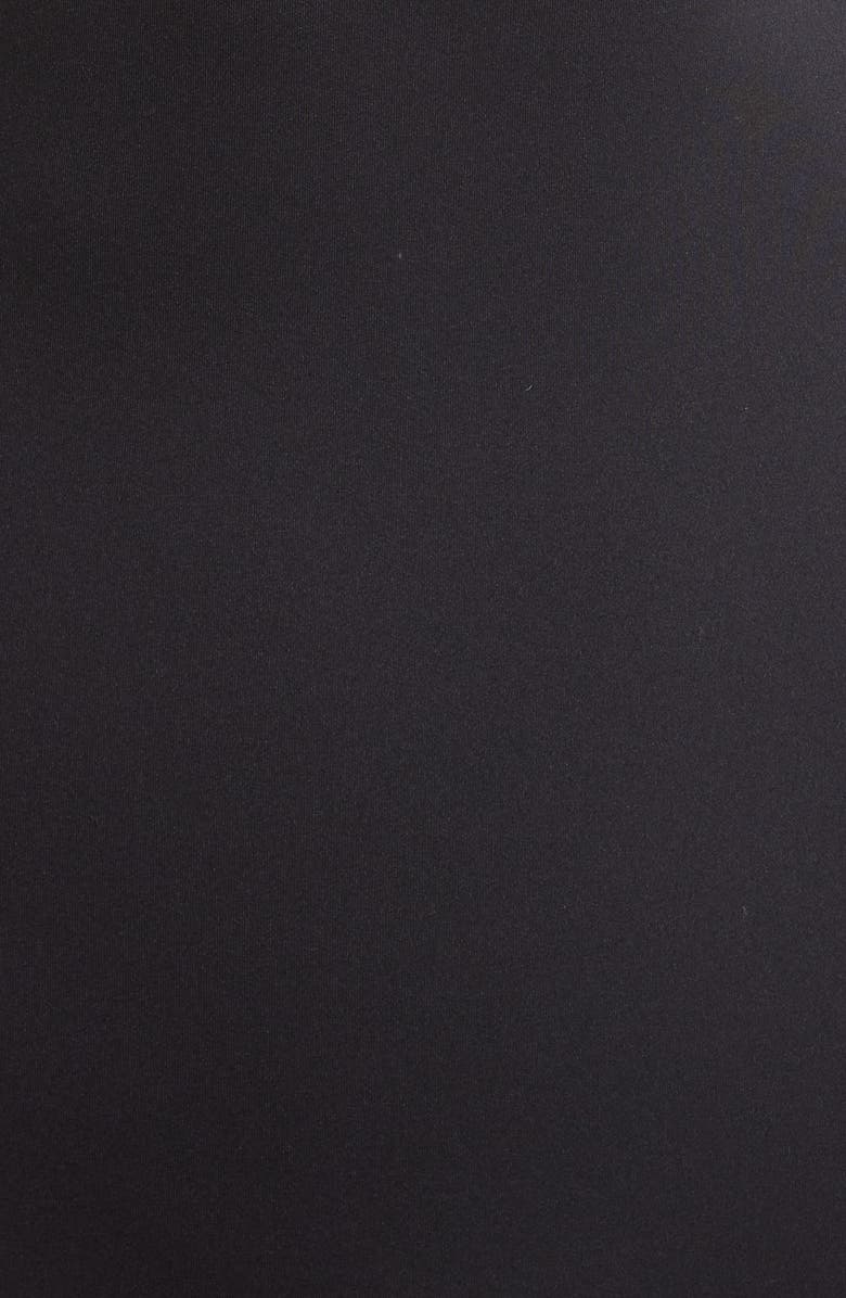 LEFT ON FRIDAY Peak Cutout One-Piece Swimsuit, Alternate, color, Jet Black