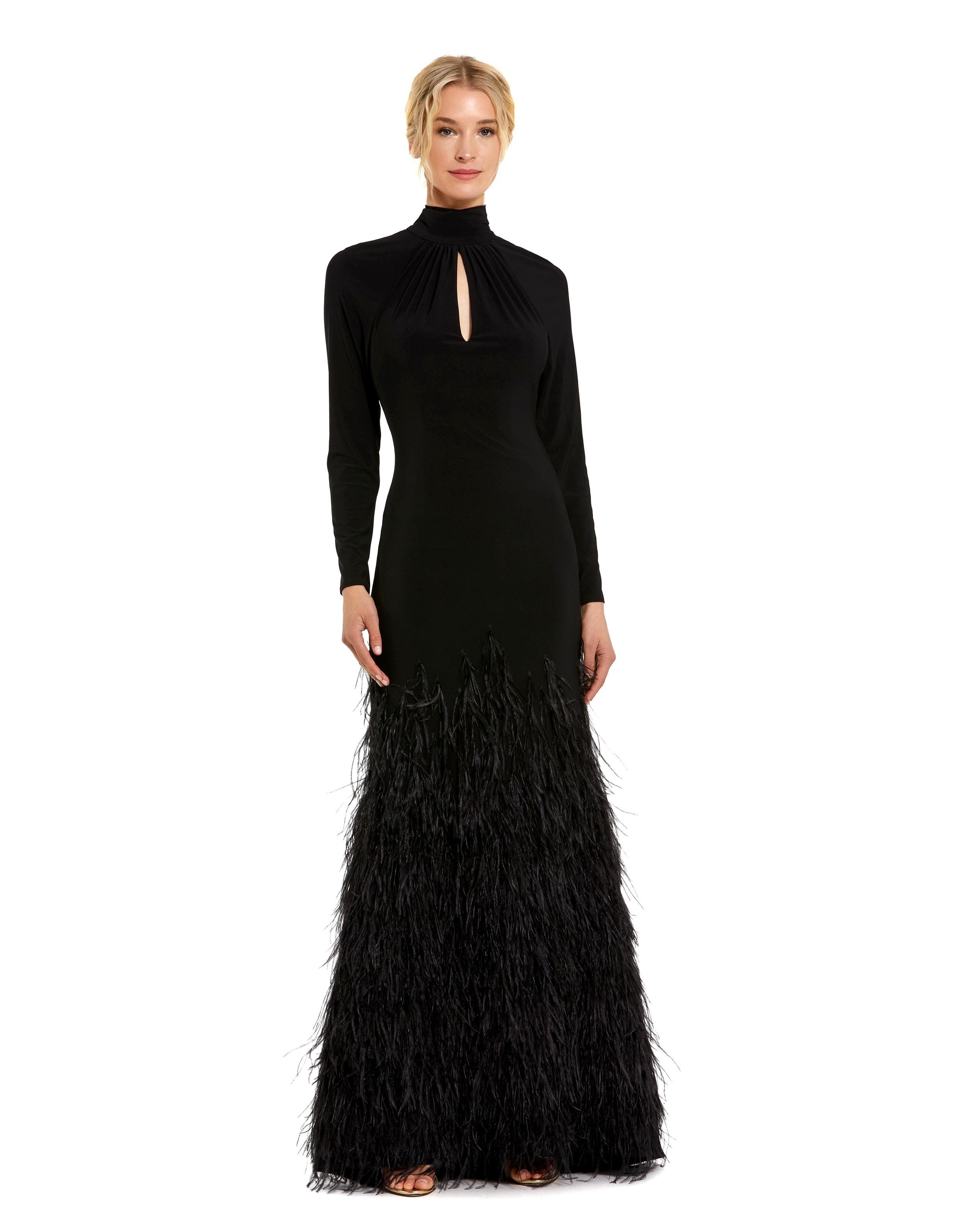 Mock Neck Mother of the Bride or Groom Dresses