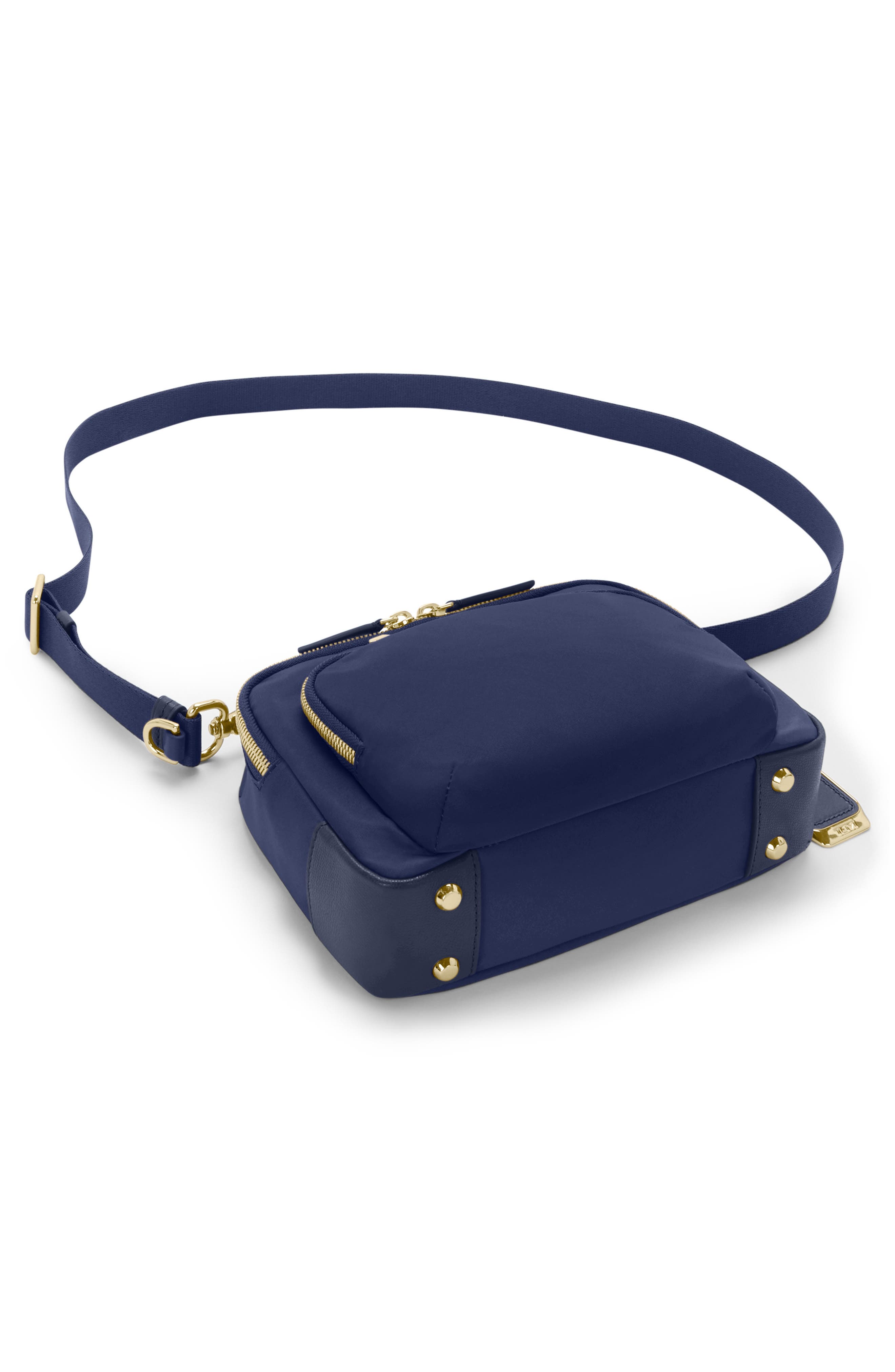 Voyageur Teghan Crossbody, Alternate, color, INDIGO/ LIGHT GOLD