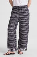 Madewell Print Pull-On Satin Pants