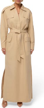 JLUXLABEL Harbor Shore Maxi Shirtdress