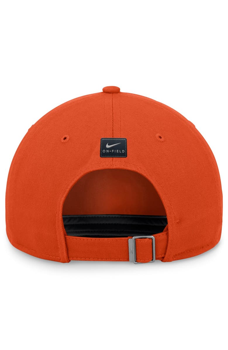 Nike Men's Nike Orange Clemson Tigers 2024 On-Field Club Adjustable Hat, Alternate, color, Orange