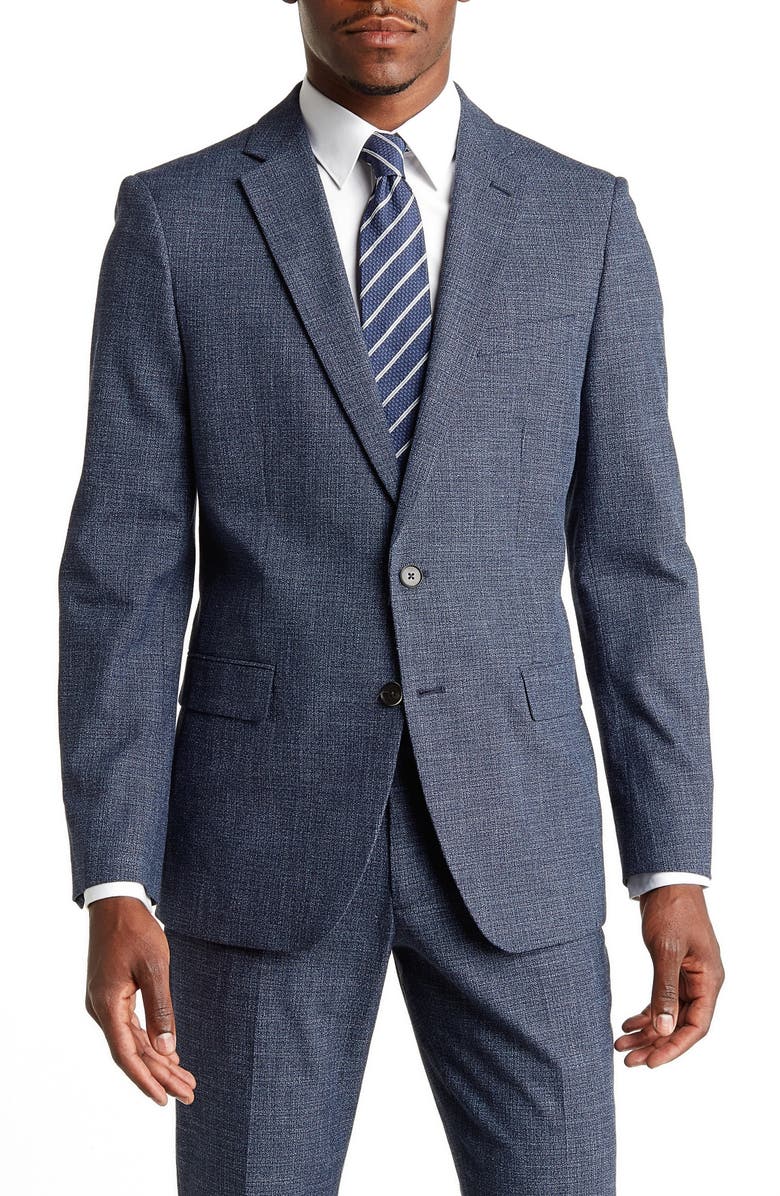 Original Penguin Textured Suit Jacket, Main, color, 