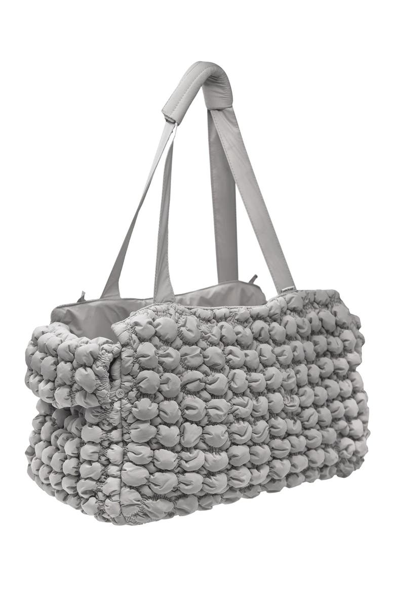 PET LIFE 'Bubble Vogue' Ultra-Plush Fashion Designer Pet Carrier, Main, color,