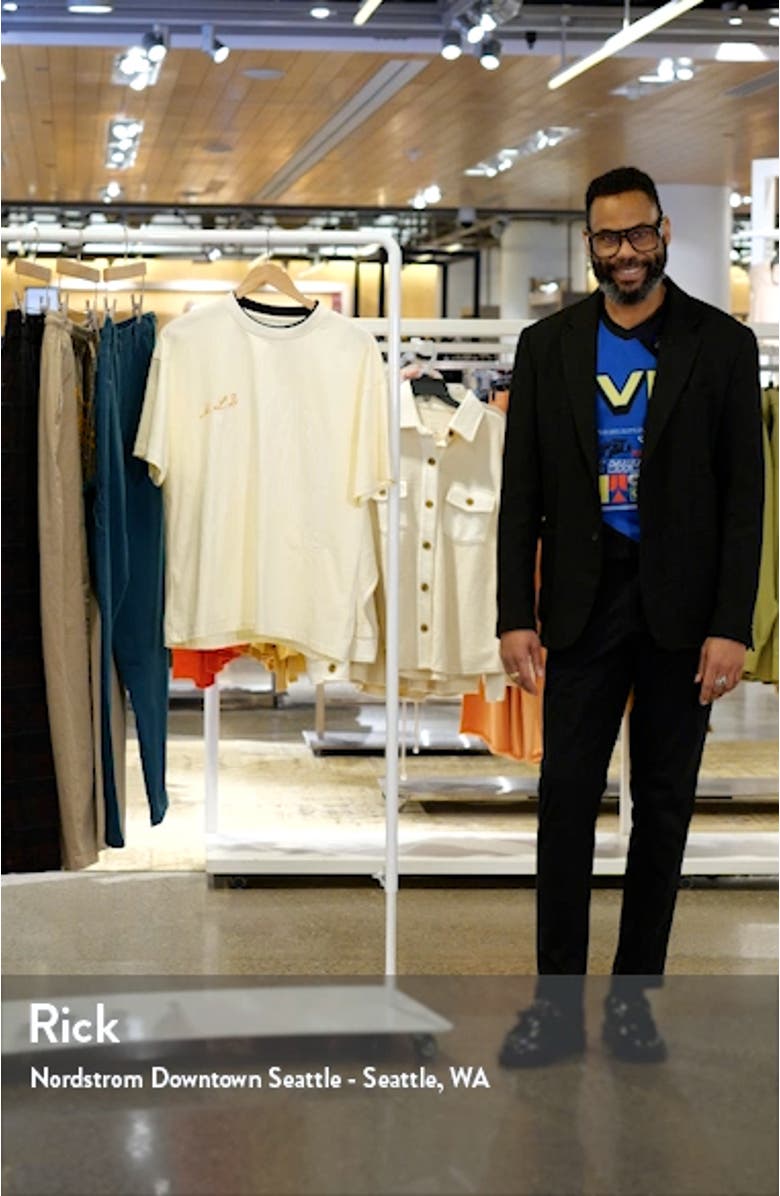 Arch Crewneck Cotton T-Shirt, sales video thumbnail