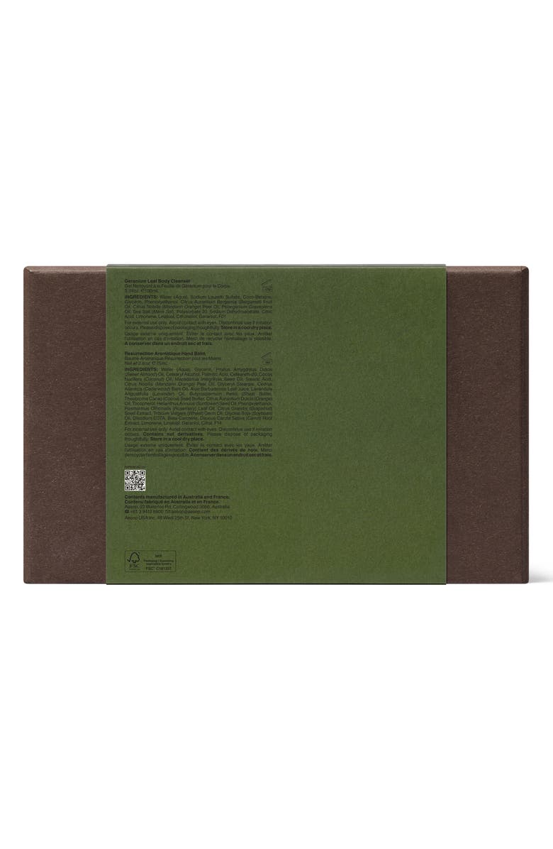 Aesop Greetings in the Guestroom Hand & Body Set $56 Value, Alternate, color, 