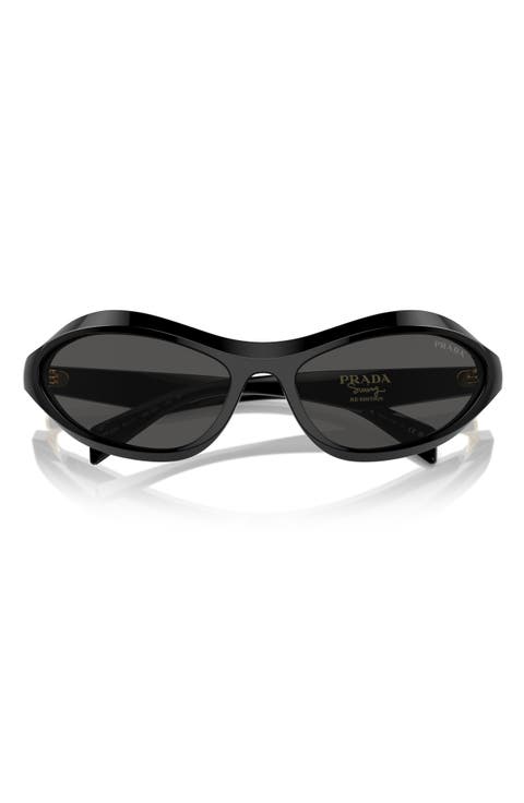 61mm Oval Sunglasses