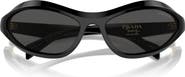 Prada 61mm Oval Sunglasses