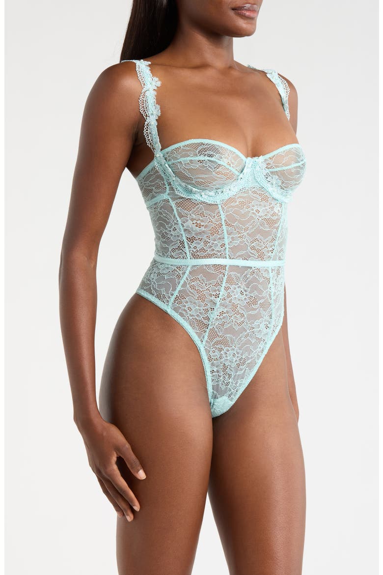 Lace Underwire Bodysuit, Alternate, color, POWDER BLUE