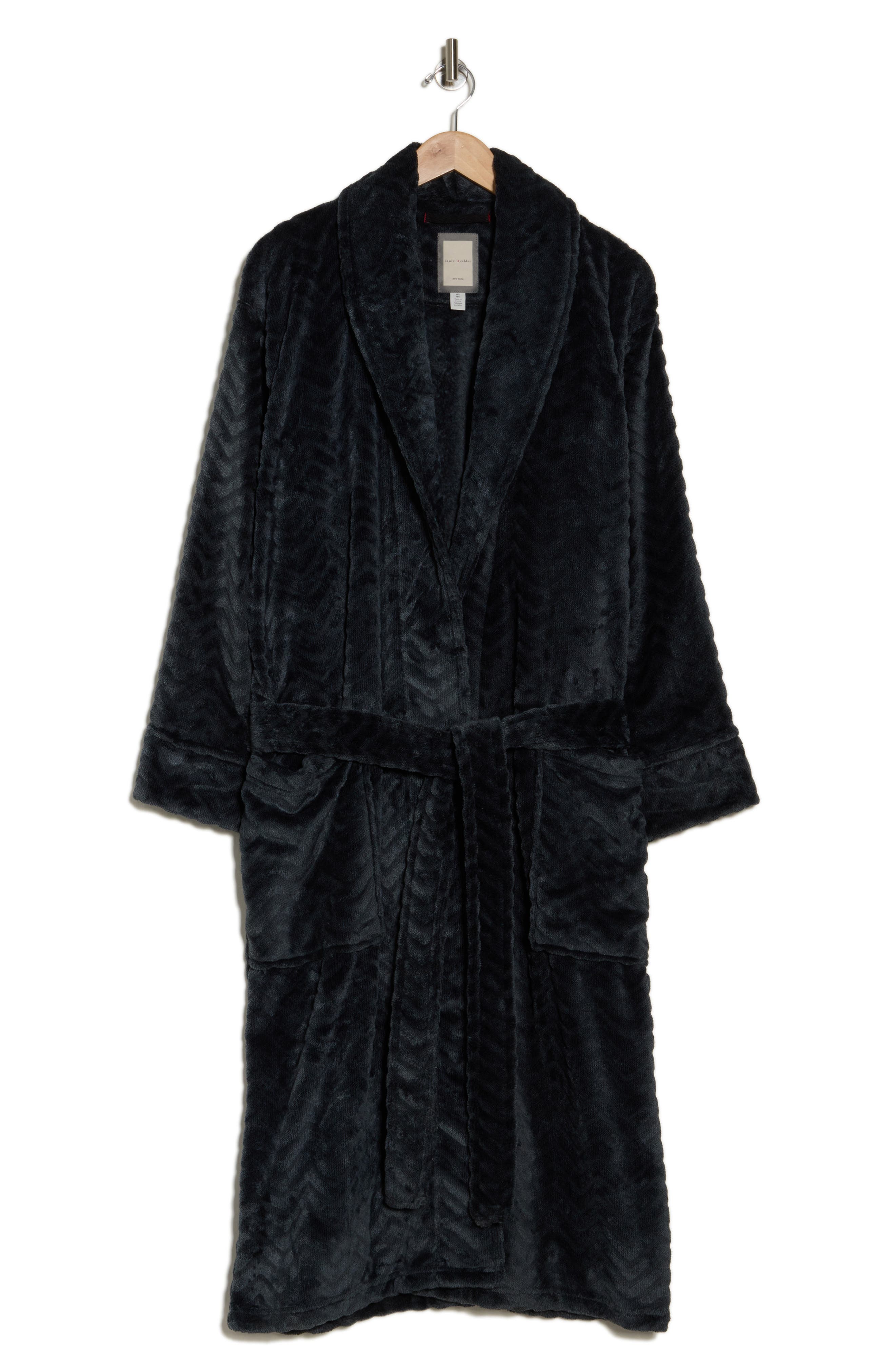 Daniel Buchler Chevron Heather Plush Robe (Men) | Nordstromrack