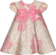 Iris & Ivy Kids' Bow Jacquard Trapeze Party Dress