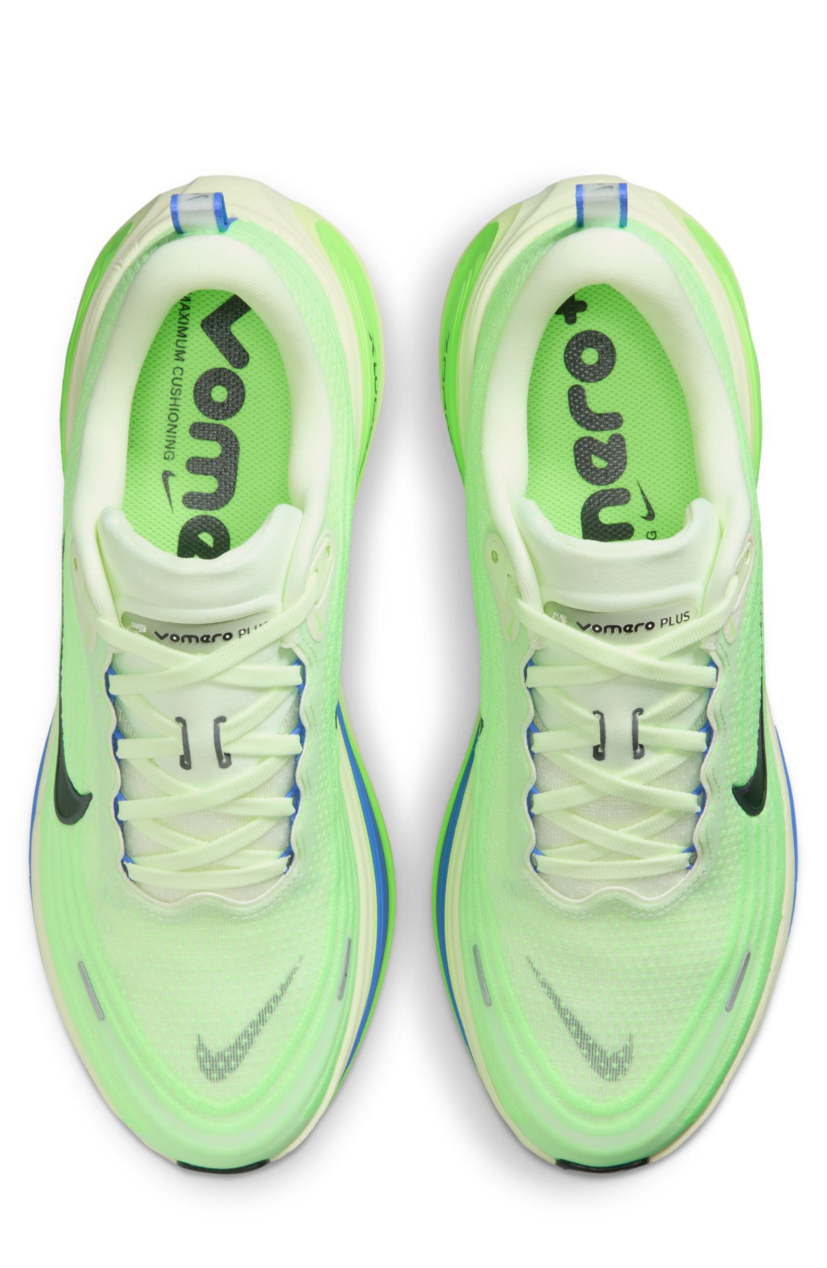 Nike Vomero Plus Running Shoe, Alternate, color, 702 Voltin/Blkspc