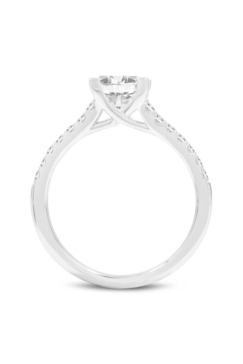 Parineeta 14K Gold Princess Cut Lab Grown Diamond  Engagement Ring - 1.95 Ct, Alternate, color, 14K White Gold