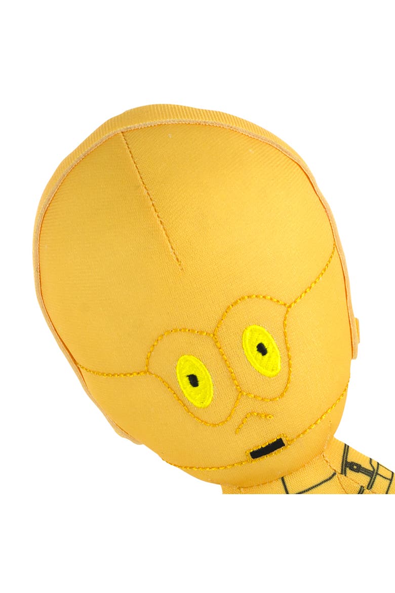 C3Po 7" Plush & Pin Set, 7Inches, Yellow, Kids Ages 15+, Alternate, color, Multicolored