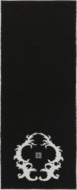 Givenchy Reversible Logo Wool Scarf