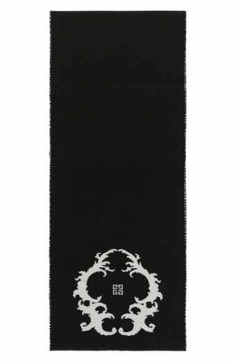 Givenchy Reversible Logo Wool Scarf