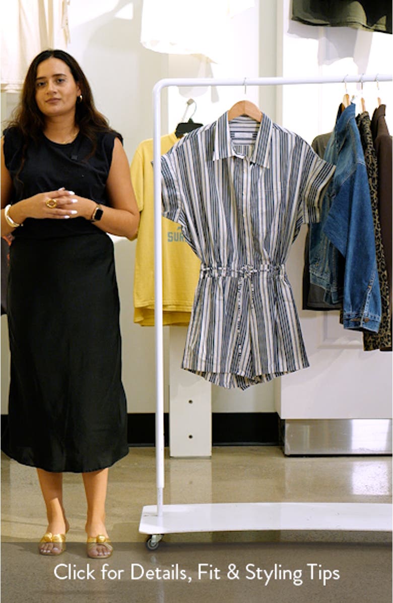 Cyrene Tie Waist Romper, sales video thumbnail