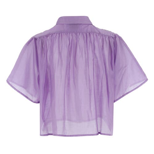 The Shirt By Rochelle Behrens The Hayden Shirt In Purple