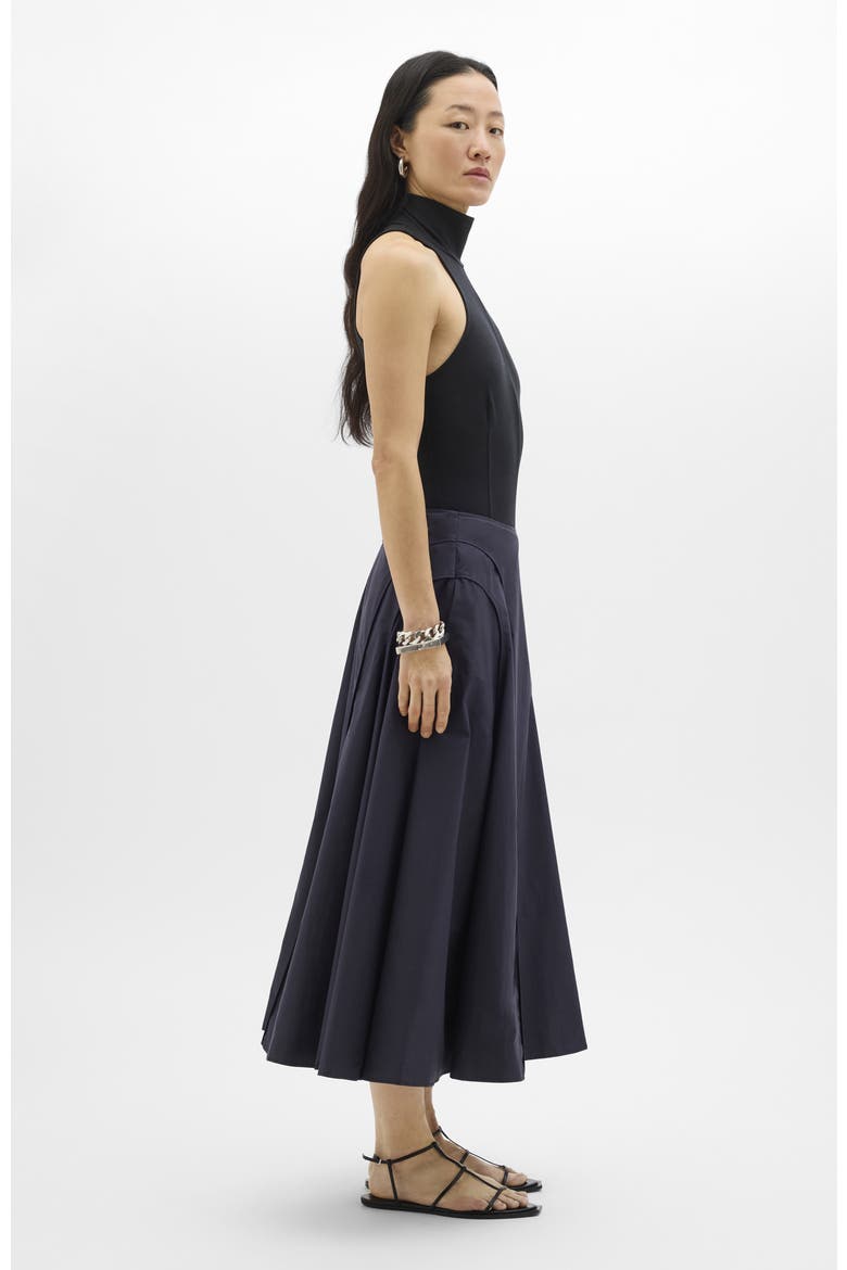 Seamed Full Skirt, Alternate, color, Midnight