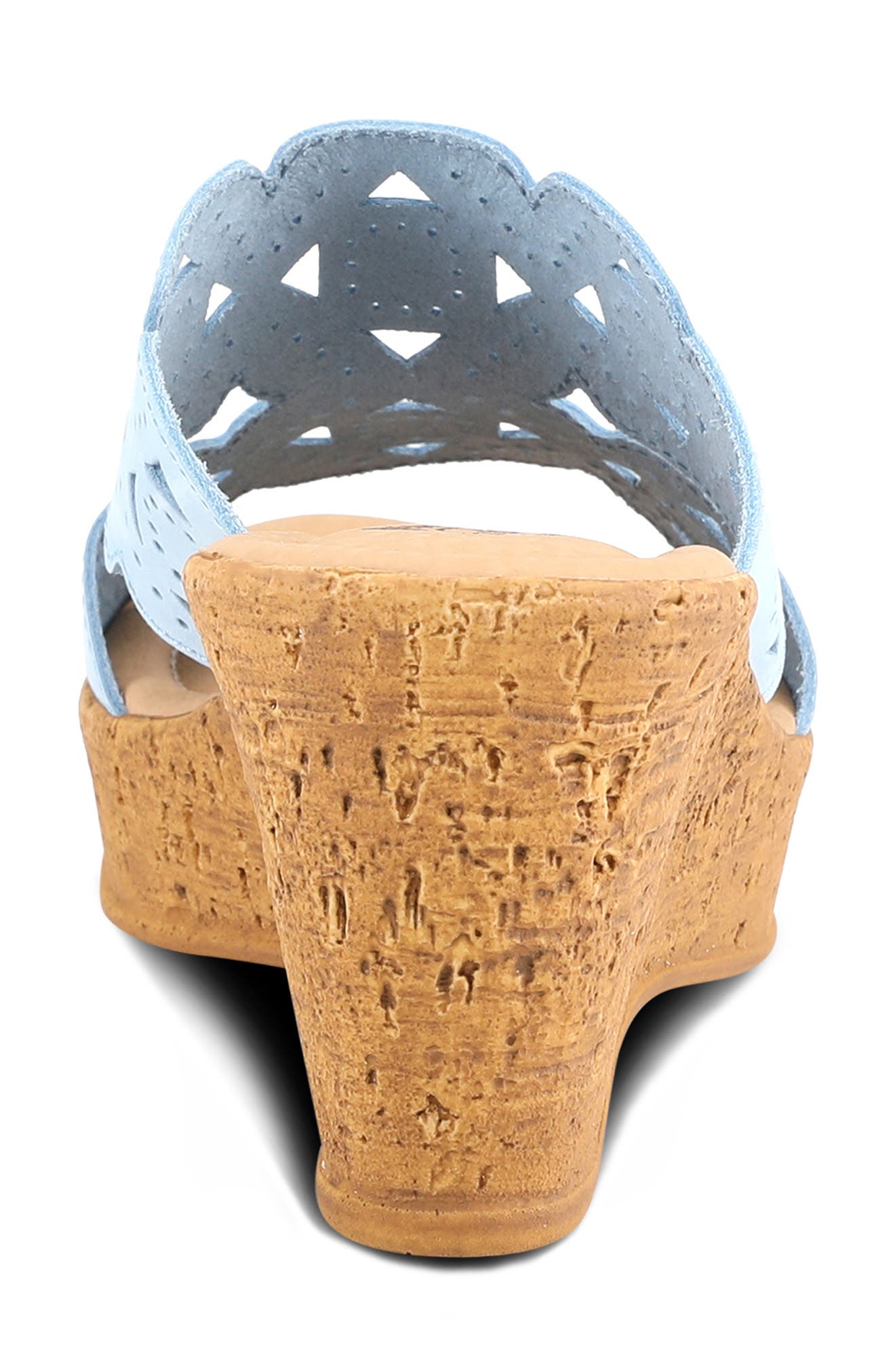 Spring Step Flamyo Platform Wedge Sandal, Alternate, color, Sky Nubuck