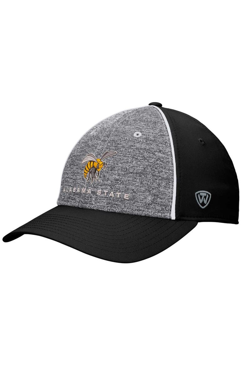 Men's Top of the World Heather Gray Alabama State Hornets Nimble Adjustable Hat, Main, color, Heather Gray