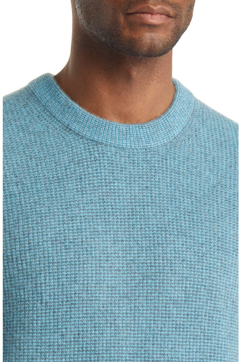 Boiled Cashmere Crewneck Sweater, Alternate, color, FOUNTAIN COMBO