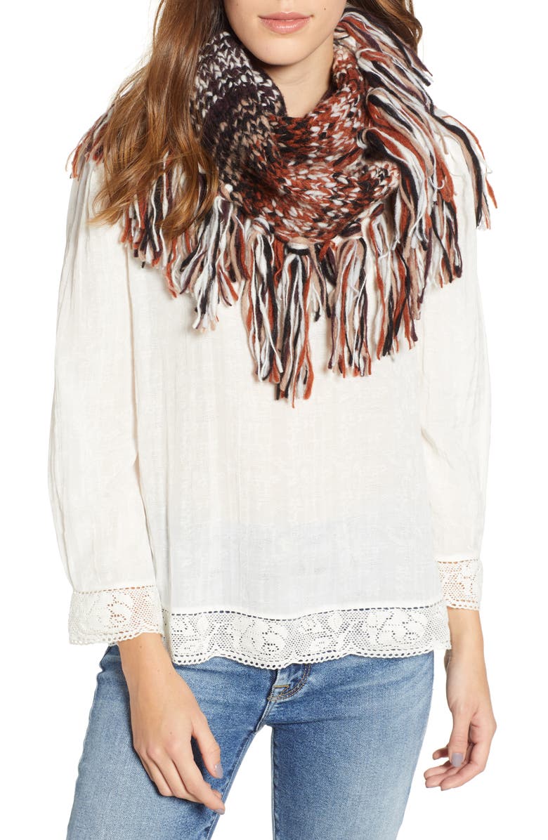 Frye Chunky Degrade Infinity Scarf, Main, color, 