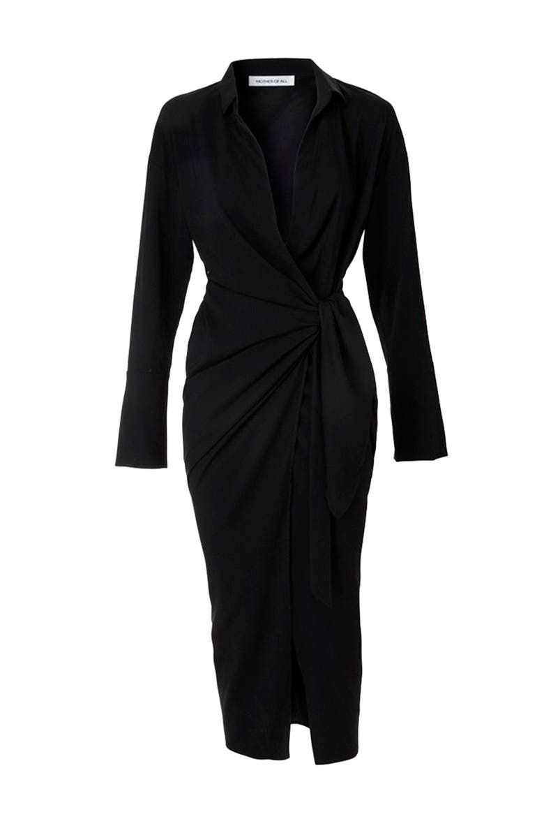Mother of All Gisele Dress, Alternate, color, Black