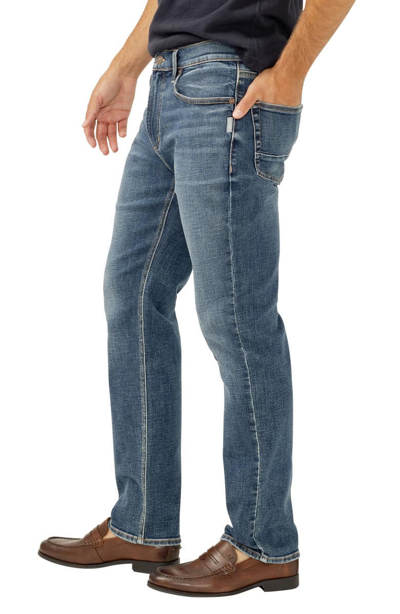 Silver Jeans Co. Machray Athletic Fit Straight Leg Jeans, Alternate, color, Barnes