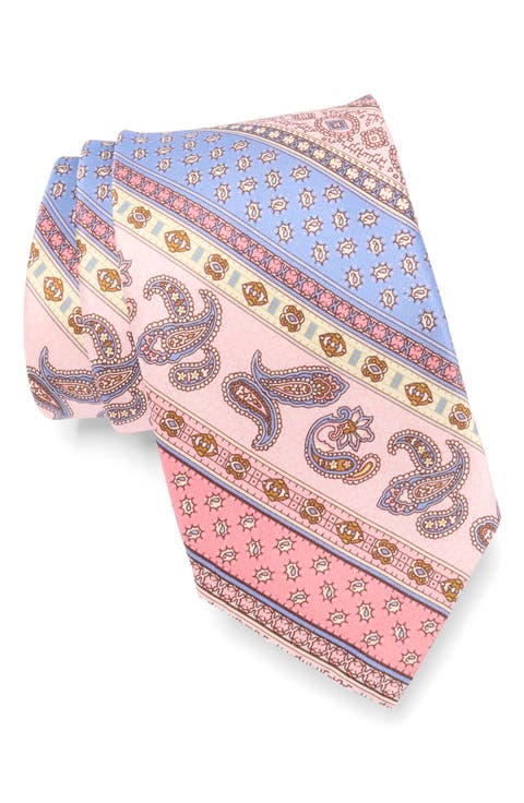 Paisley Print Tie
