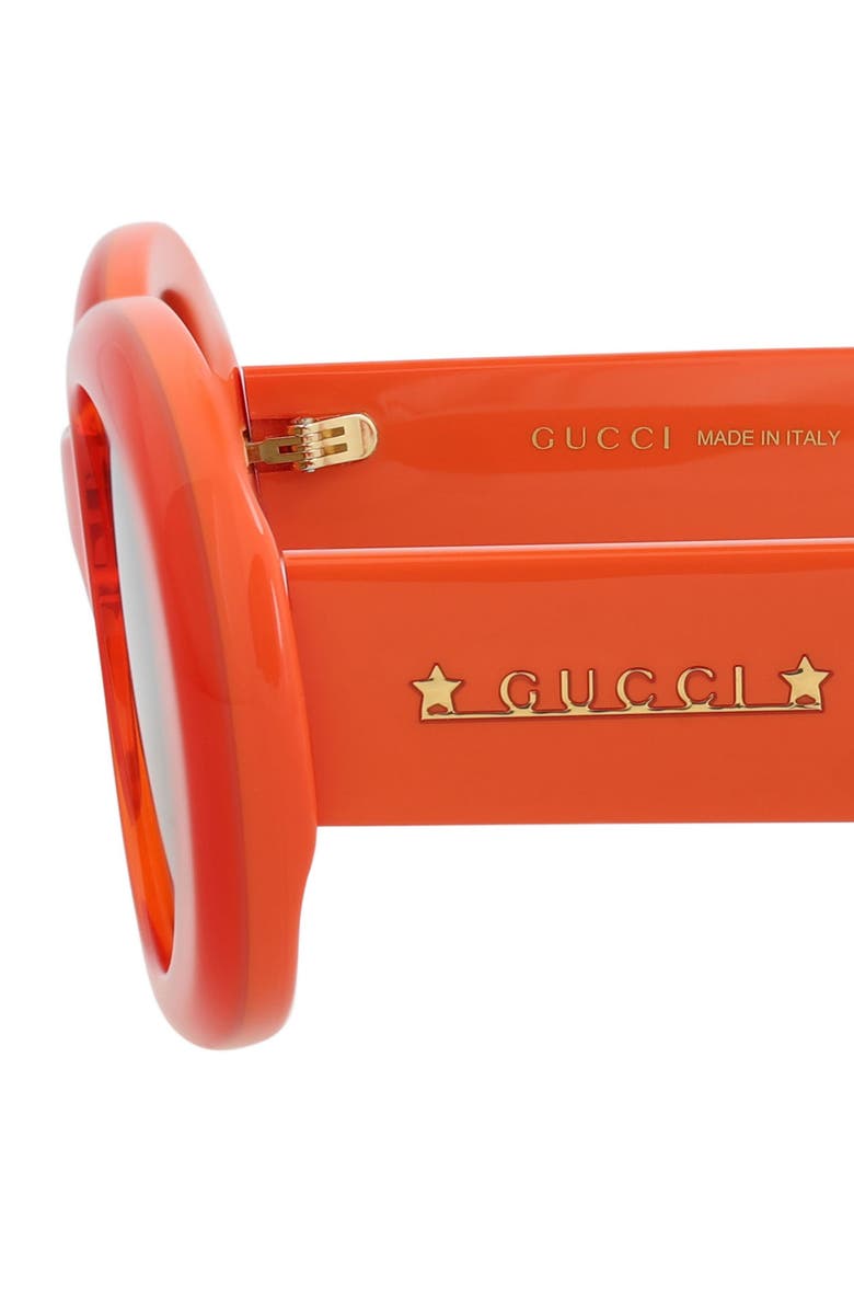 Gucci 52mm Oval Sunglasses, Alternate, color, 