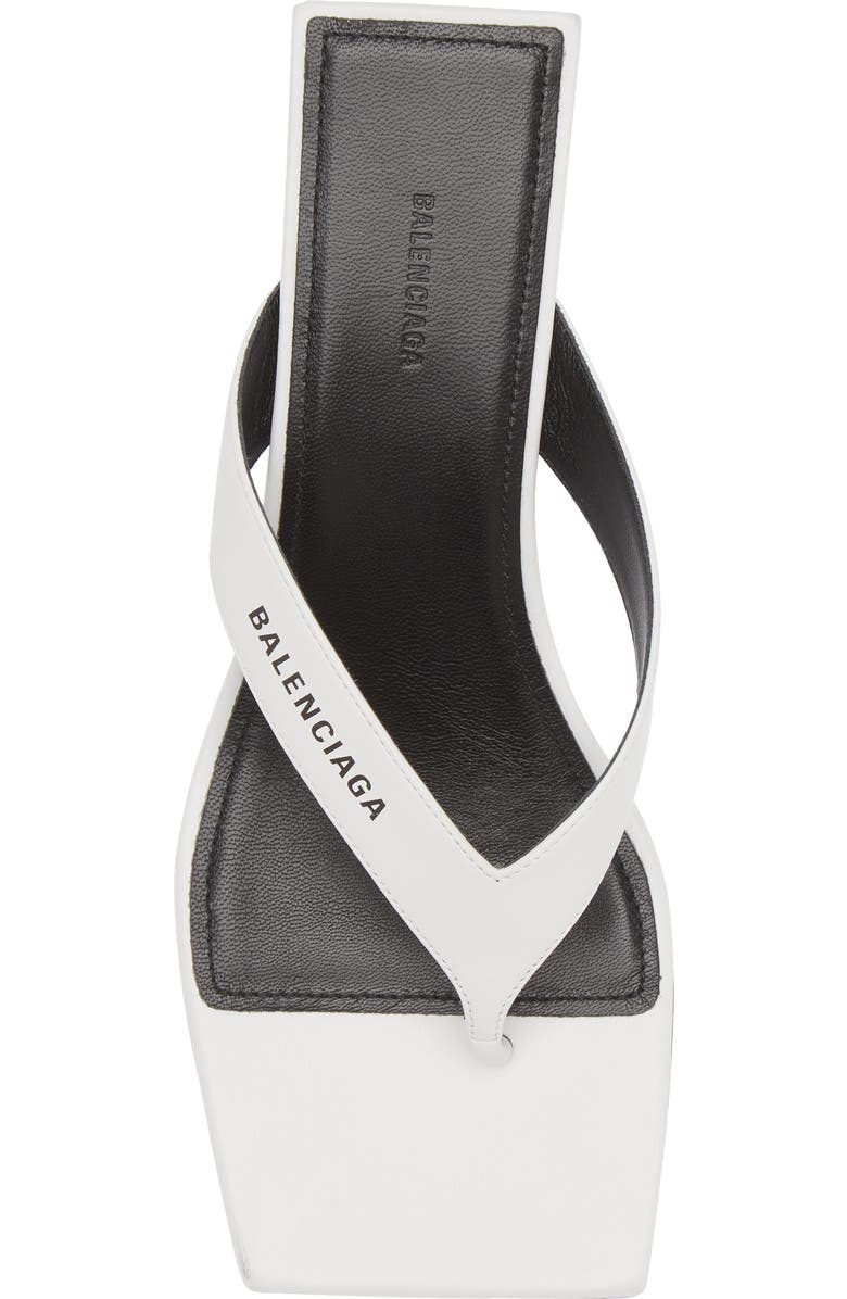 Balenciaga Square Toe Thong Sandal, Alternate, color,