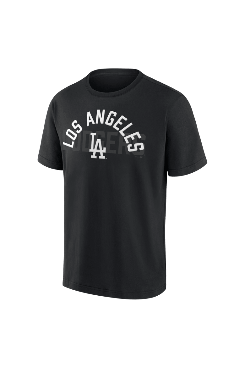 Men's Fanatics  Los Angeles Dodgers Black Out Heavyweight T-Shirt, Alternate, color, Black
