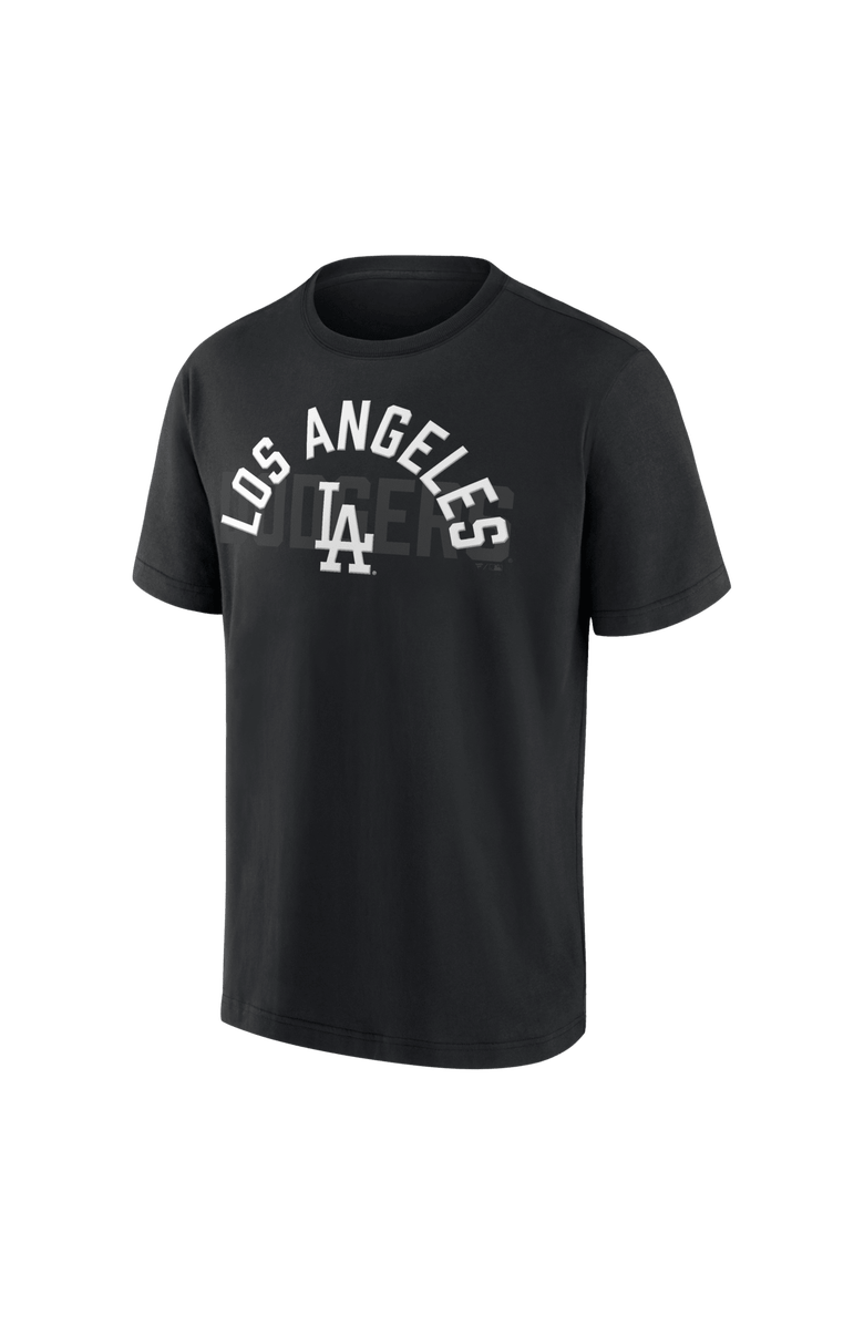 FANATICS Men's Fanatics Los Angeles Dodgers Black Out Heavyweight T-Shirt, Alternate, color, Black