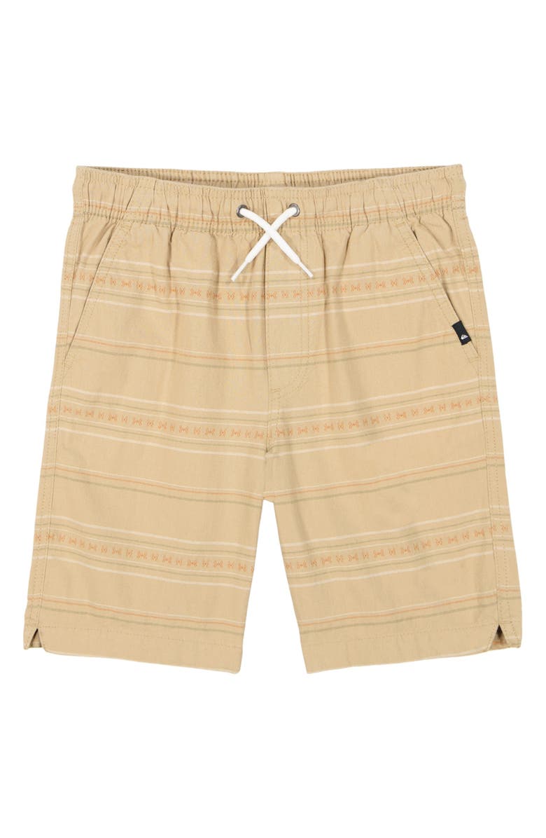 Quiksilver Kids' Chapman Stripe Drawstring Shorts, Main, color, 