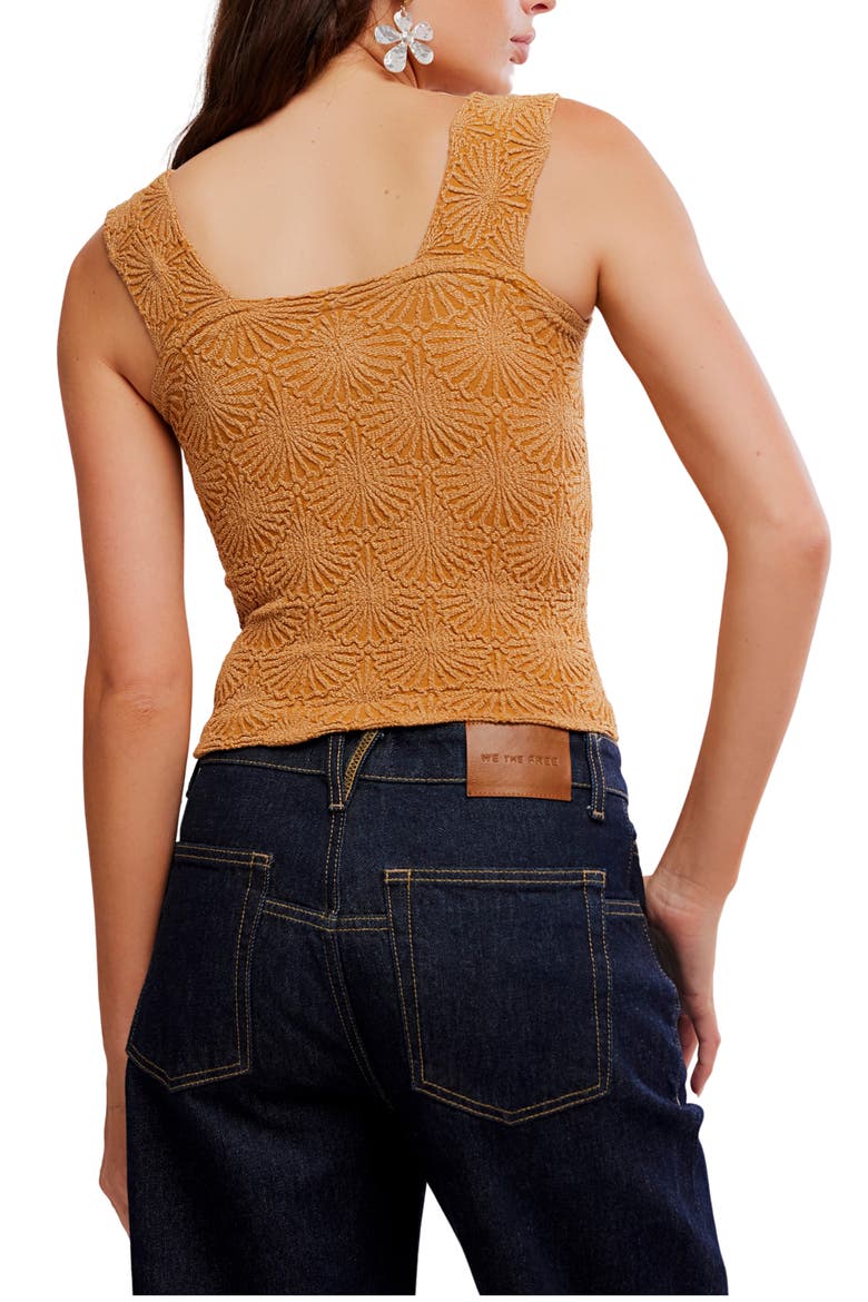 Love Letter Floral Knit Camisole, Alternate, color, BRONZER