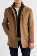 Johnston & Murphy Upton Car Coat with Removable Bib