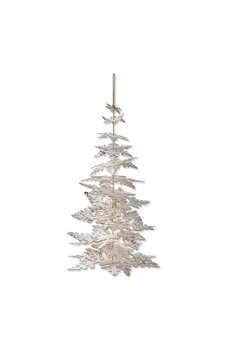 tag White Paper Snowflake Tree Decor Holiday Decorative Object, Main, color, White